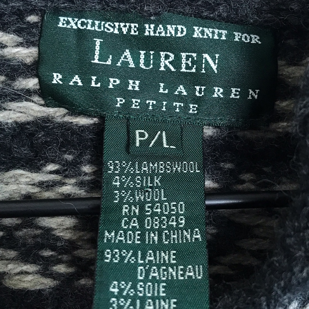 SOLDLRL Ralph Lauren Fair Ilse Cardigan Sweater LP - Picture 7 of 7
